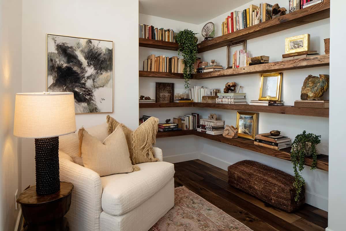 Corner Bookshelf Ideas