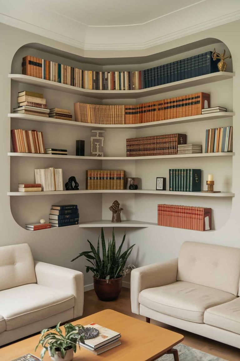 32 Living Room Bookshelf Ideas For Inspiration - Homenish