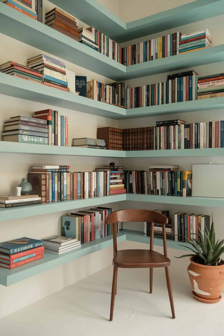 29 Colorful Bookshelf Ideas For Inspirations