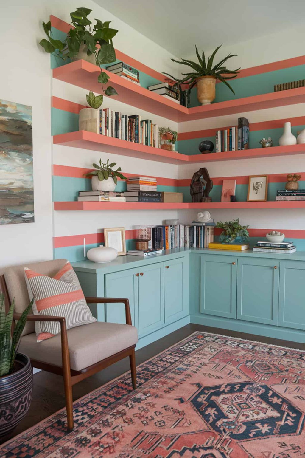 29 Colorful Bookshelf Ideas For Inspirations