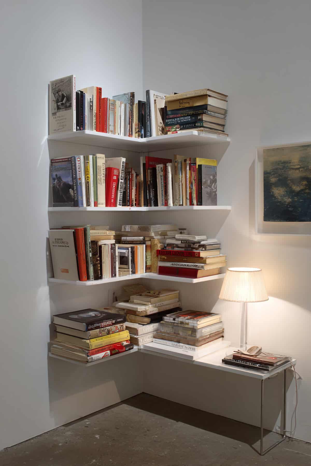 Illusion Corner Bookshelf