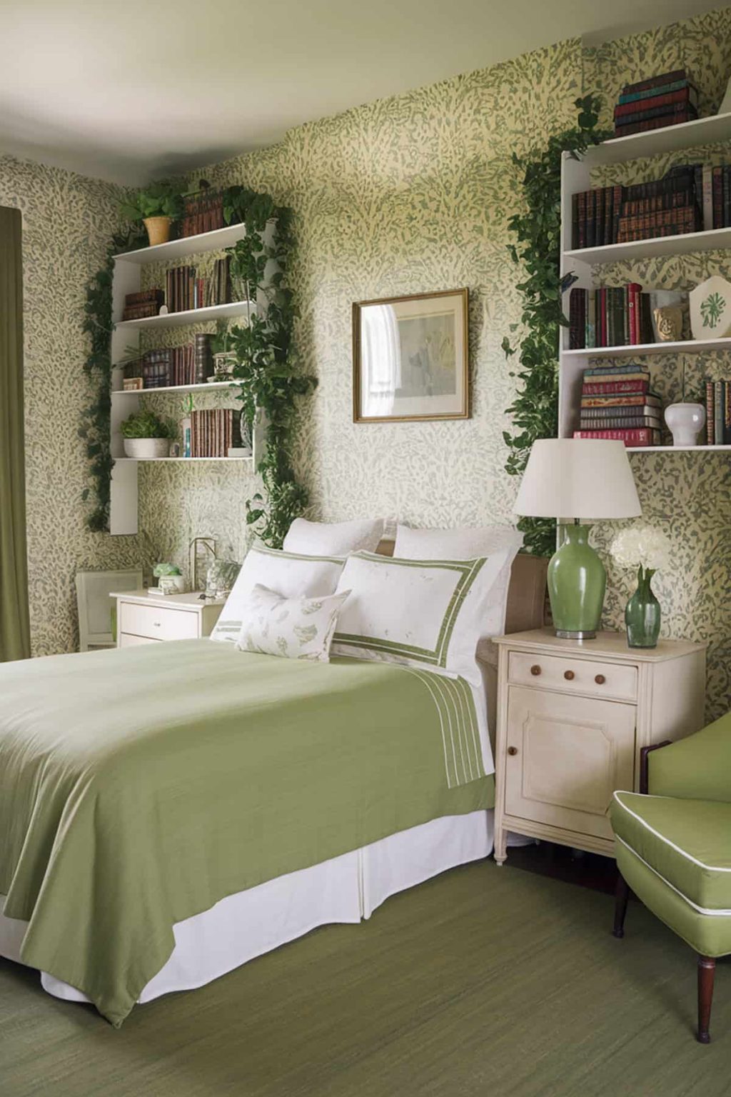 31 Timeless Green Bedroom Ideas for a Chic and Cozy Space Homenish