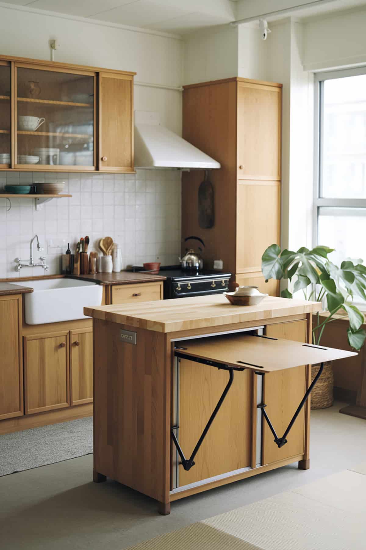 Foldable or Sliding Dining Table for Small Kitchens
