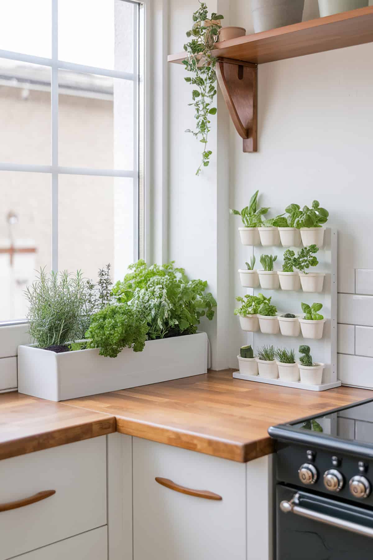 Integrated Herb Garden for Functionality