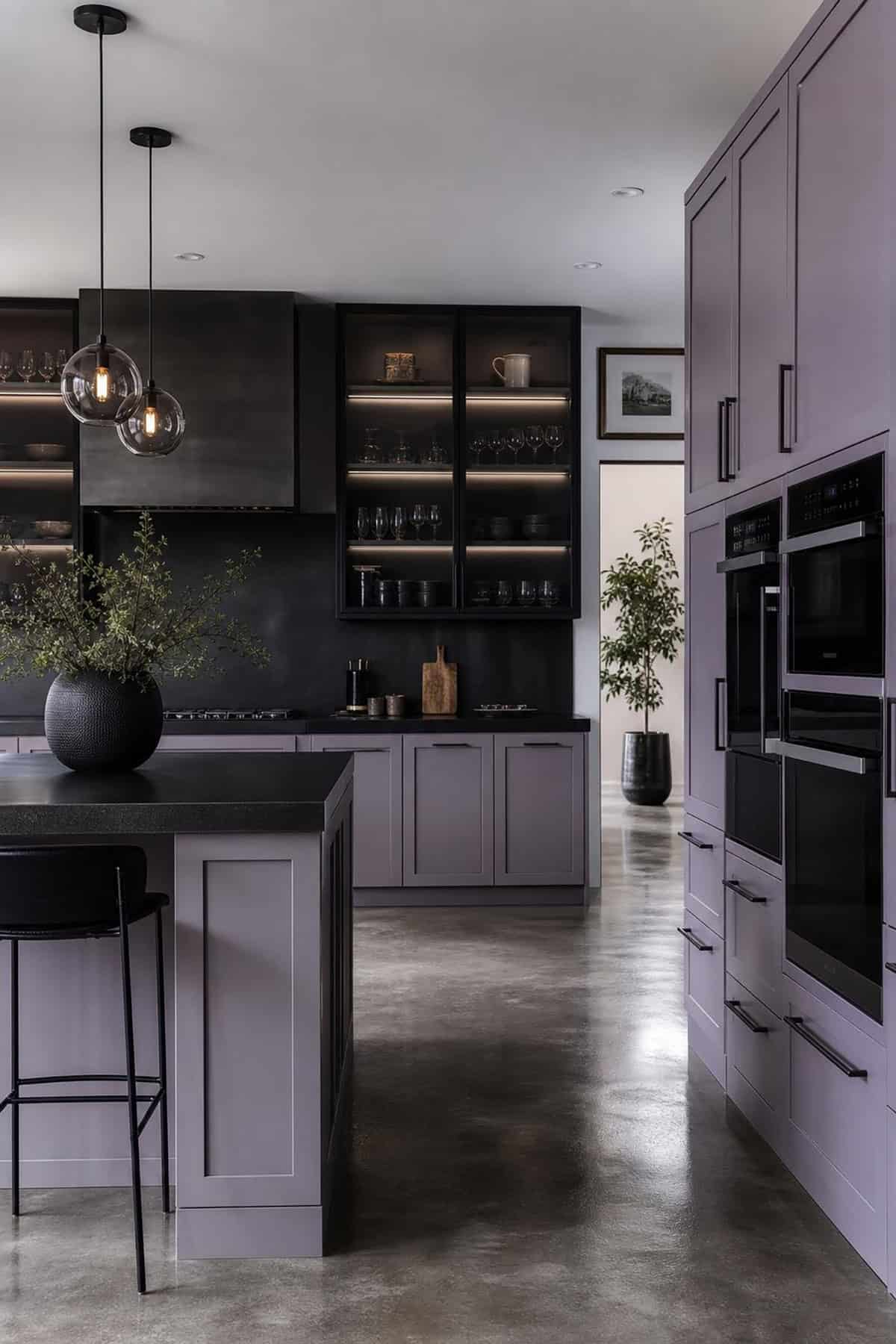 Lavender Gray & Matte Black