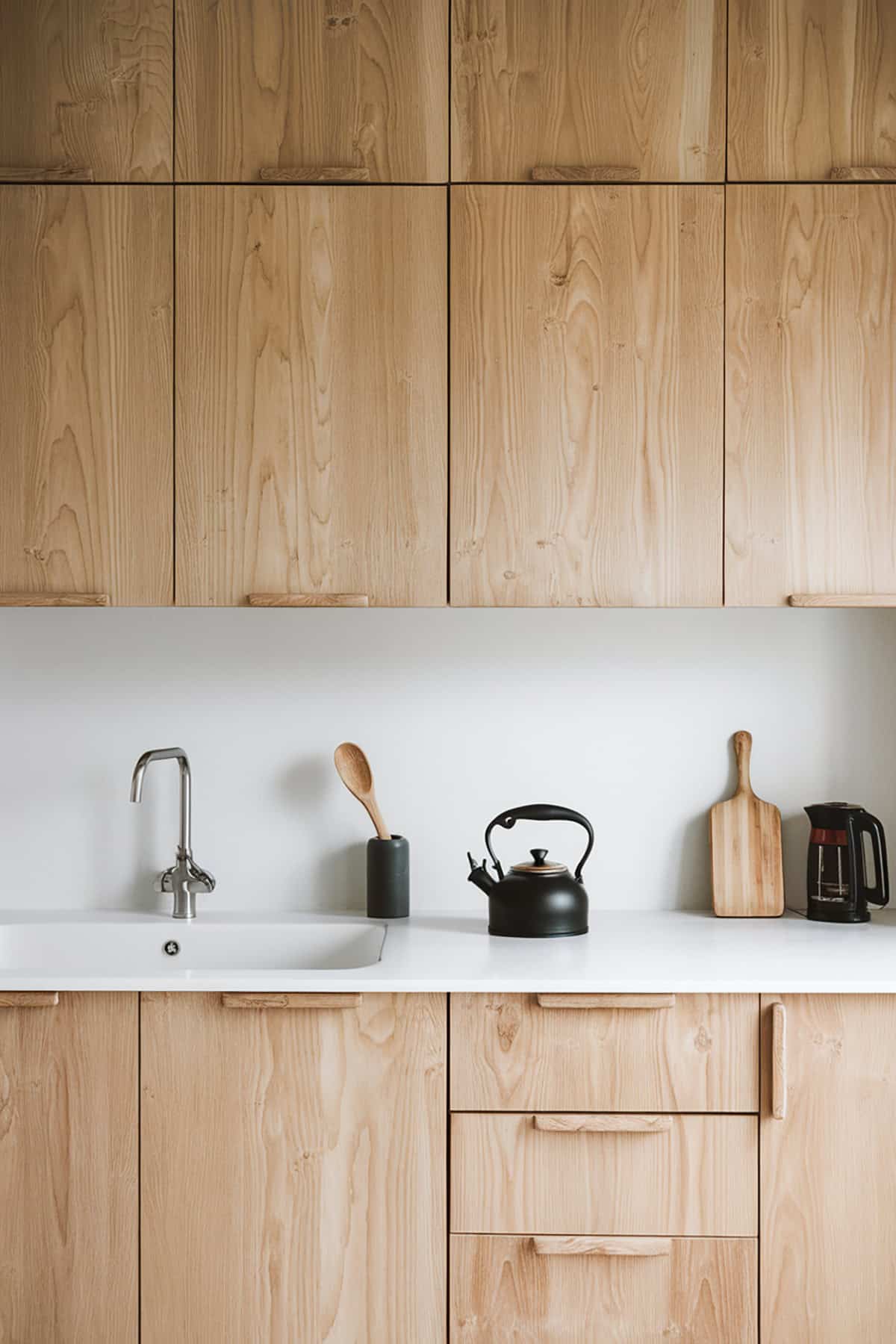Light Wood Cabinetry for a Natural Aesthetic