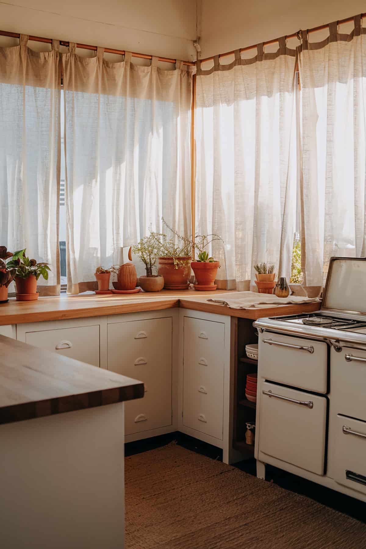 Soft Linen Curtains for Natural Light Diffusion