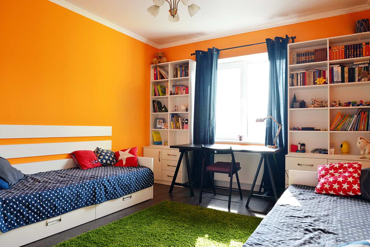 Bold Color Blocking with Smart Storage