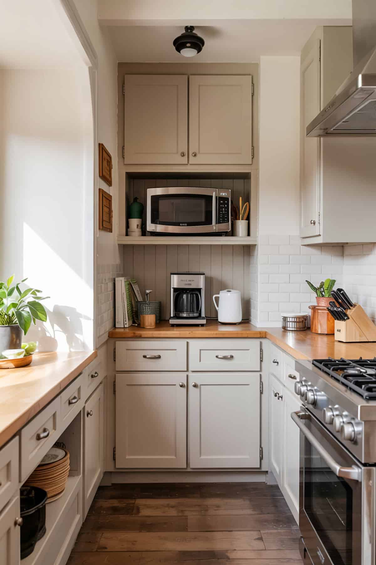 Built In Nook for Microwave or Coffee Maker