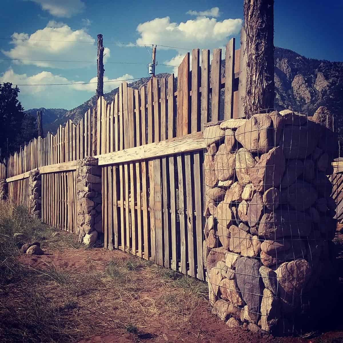 Built Into Gabions