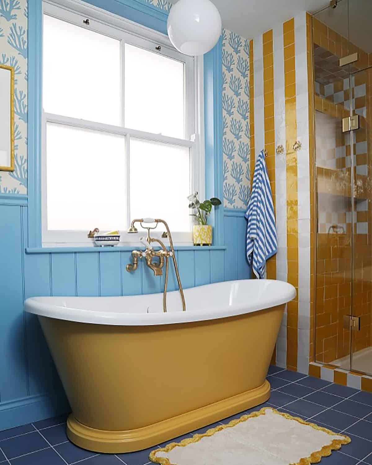 Classic Blue and Yellow