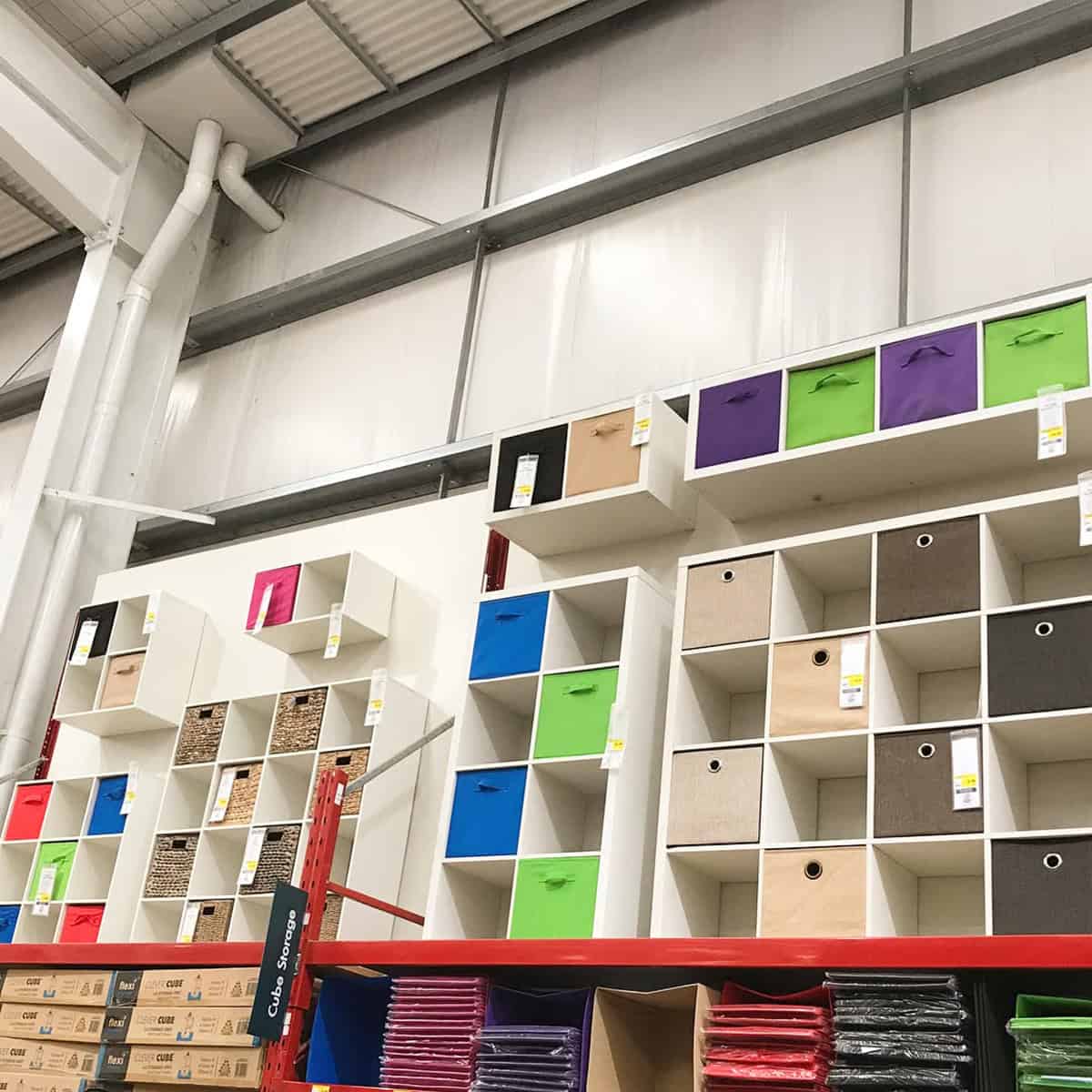 Color Code Cube Storage