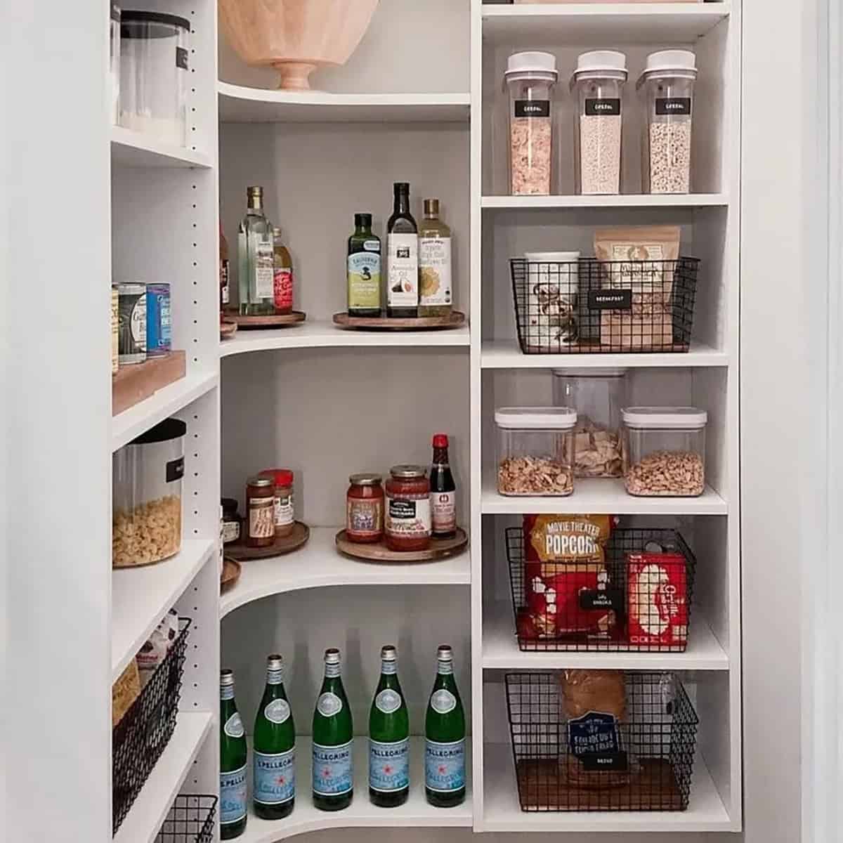 Curved Corner Shelves