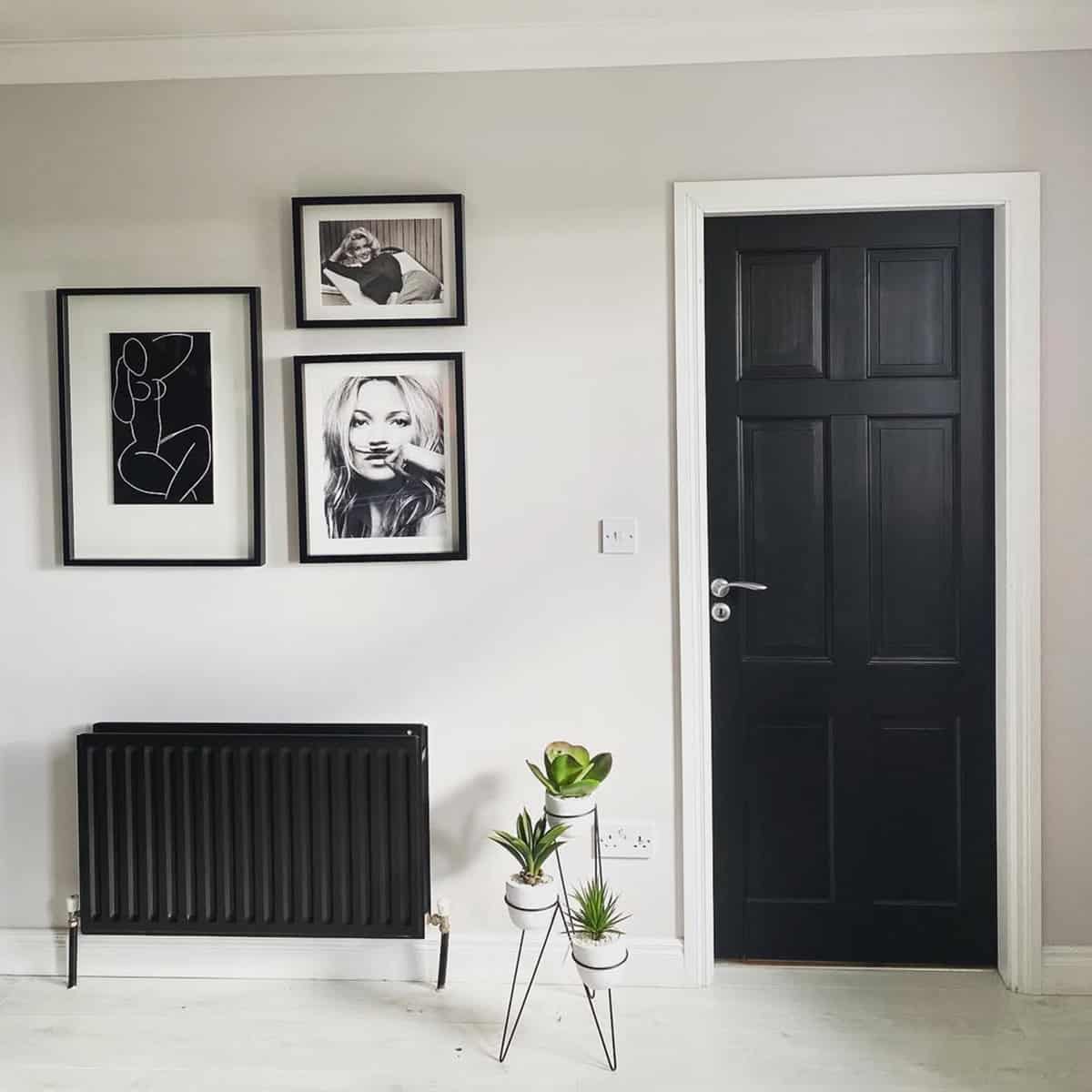 Elegant Black Doorway