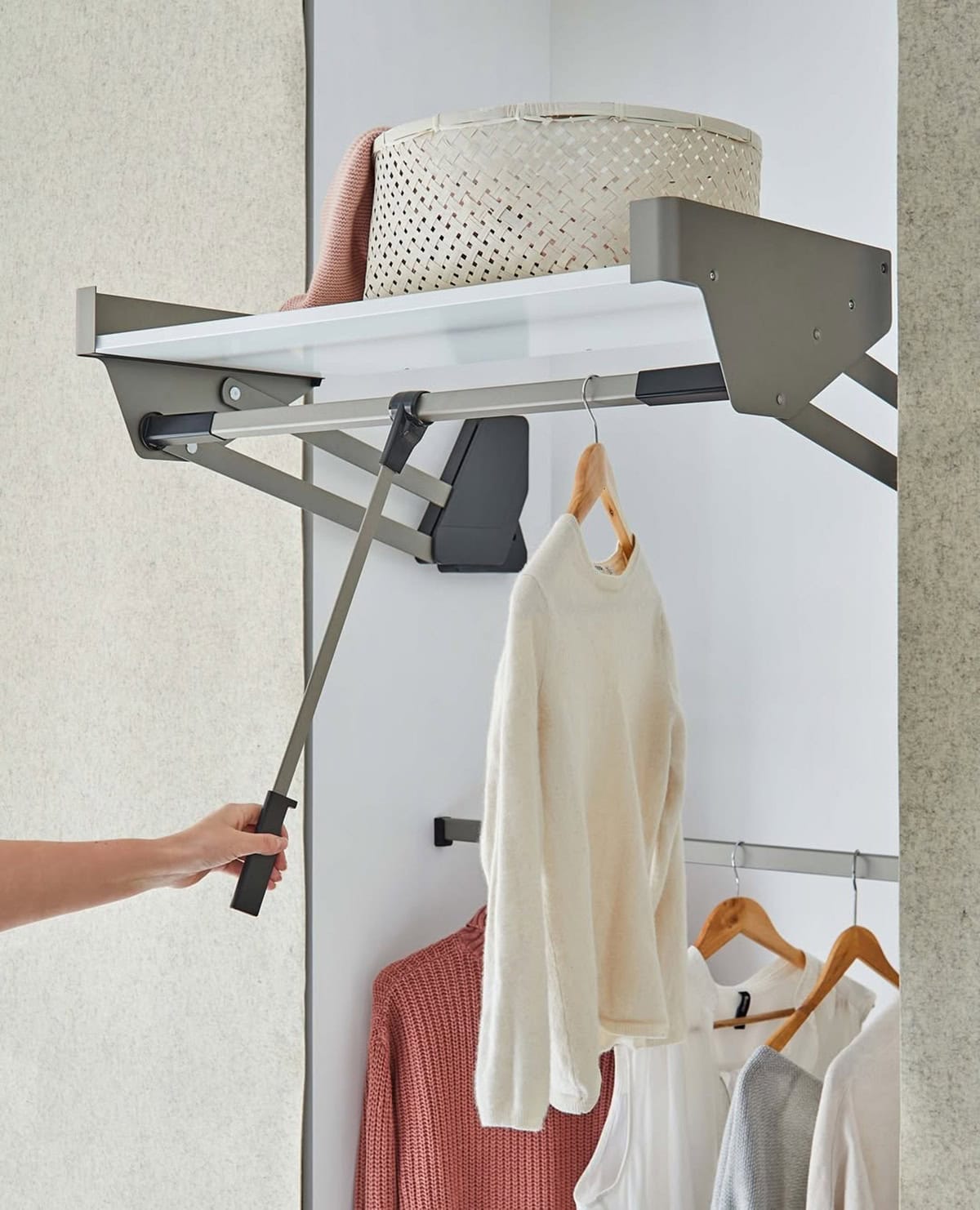 Hang a Clothes Rail