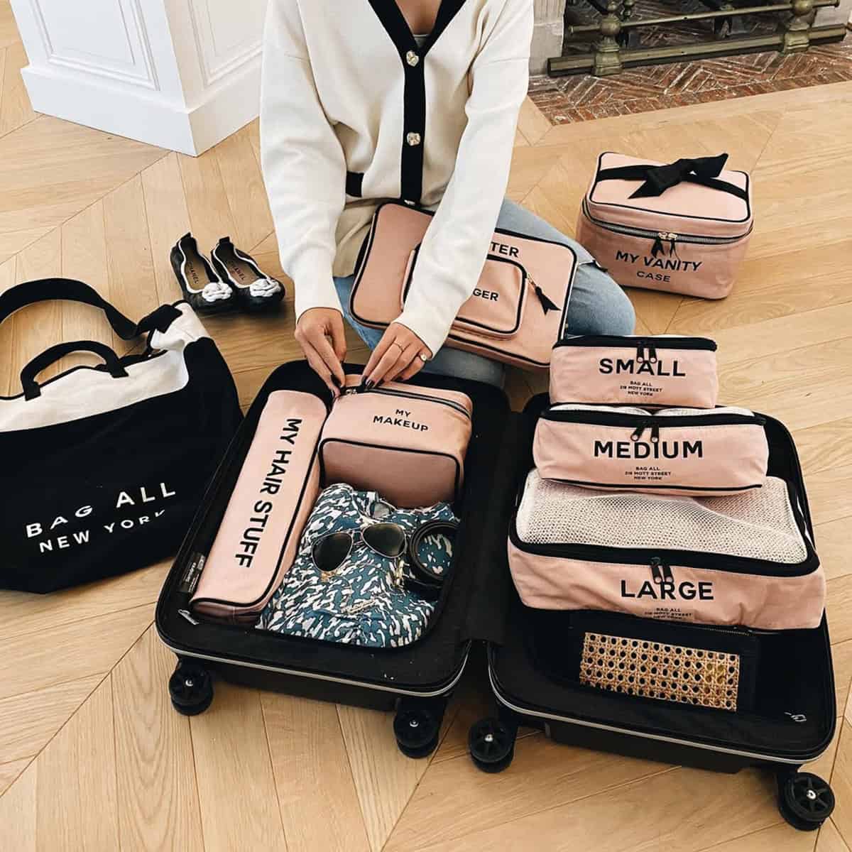 Keep Old Rarely Used Items in Suitcases or Travel Bags