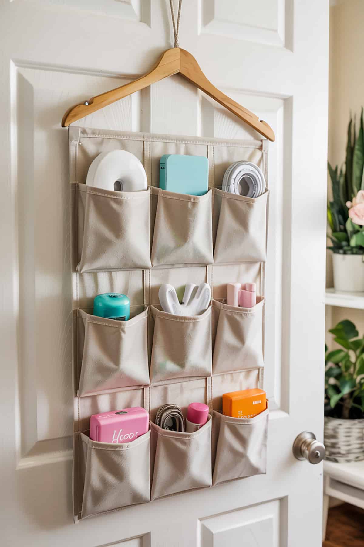 Over the Door Hanging Organizer With Pockets