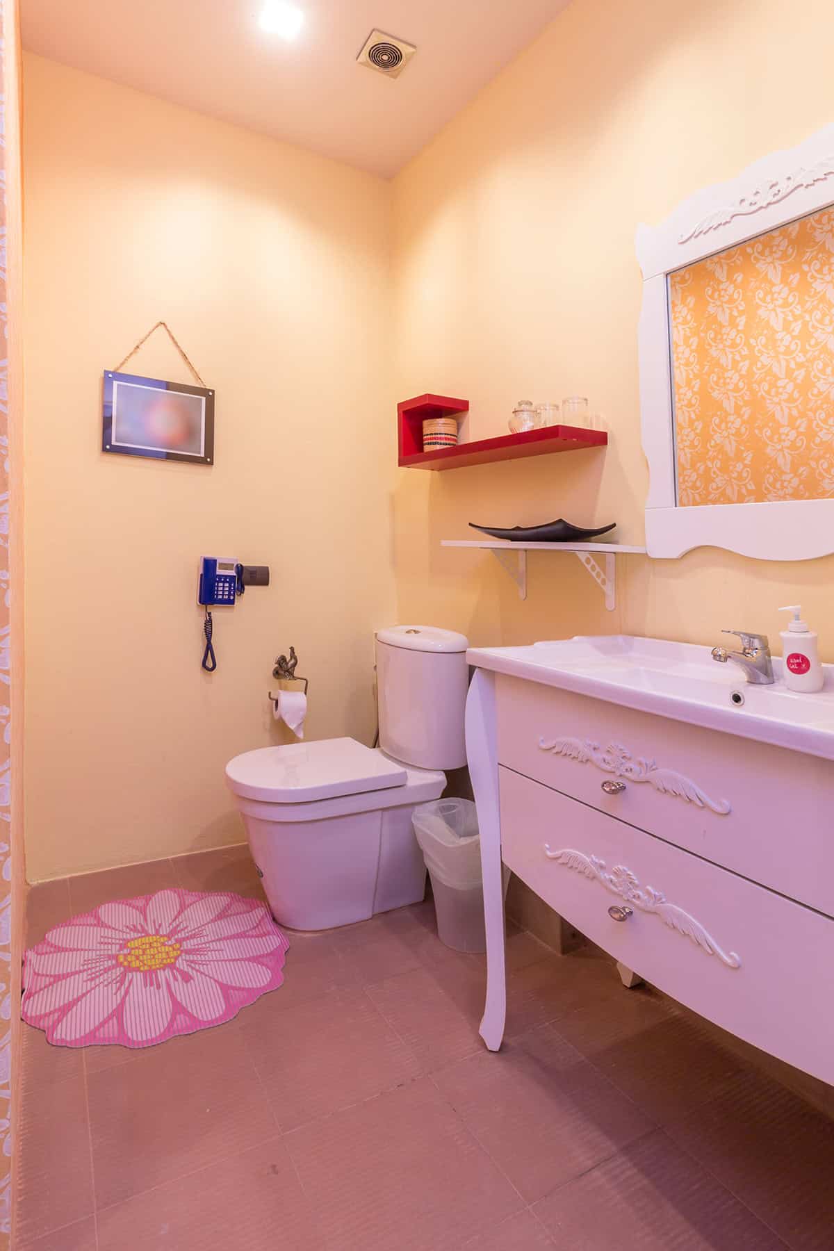 Soft Peach and Whimsical Accents