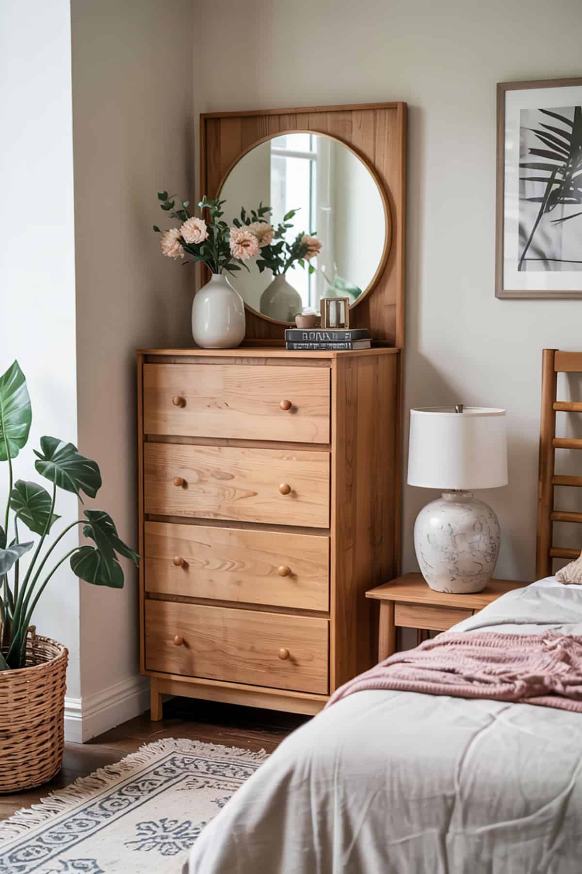 Tall Dresser With Mirror for Small Bedrooms