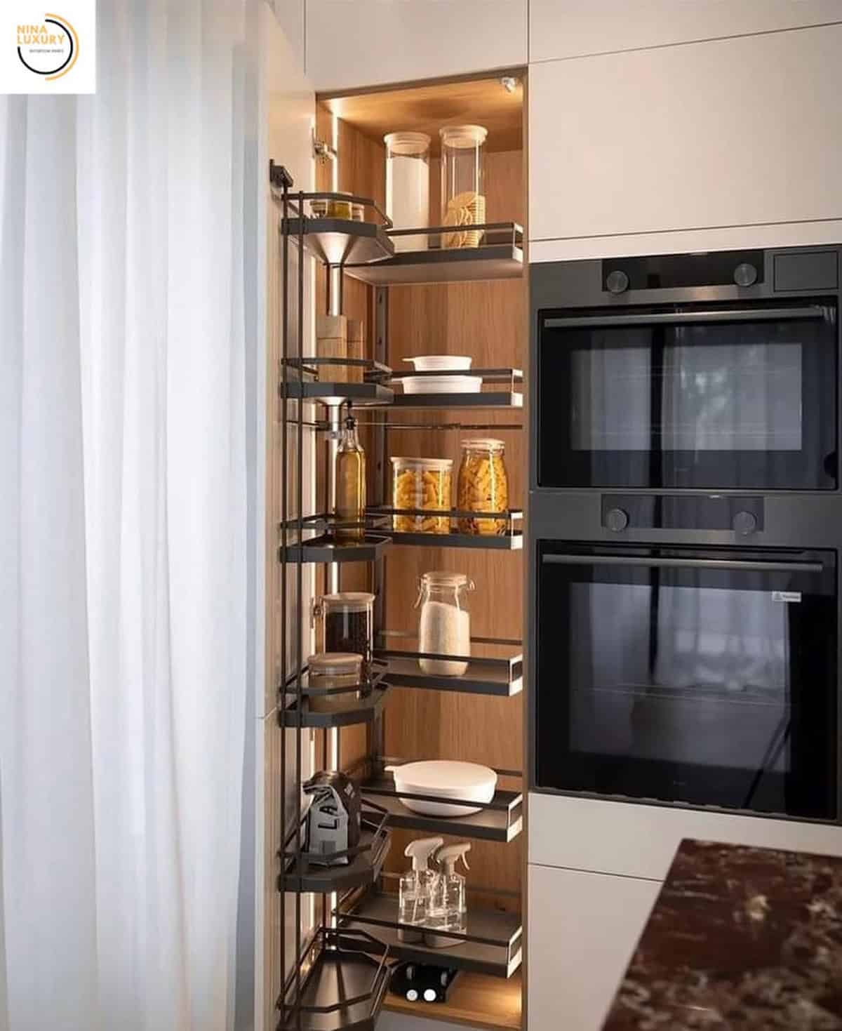 Tiny Shelves for a Tiny Pantry
