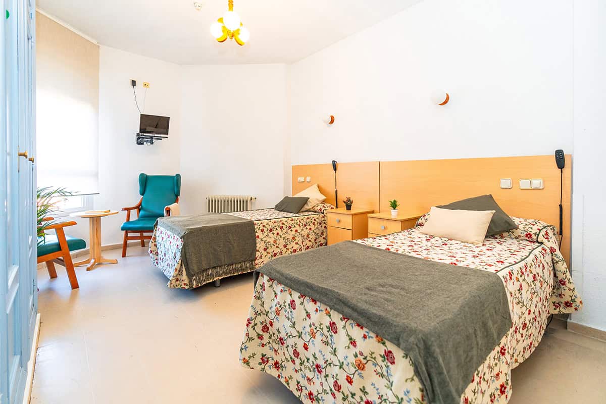 Twin Floral Beds with Coordinated Decor