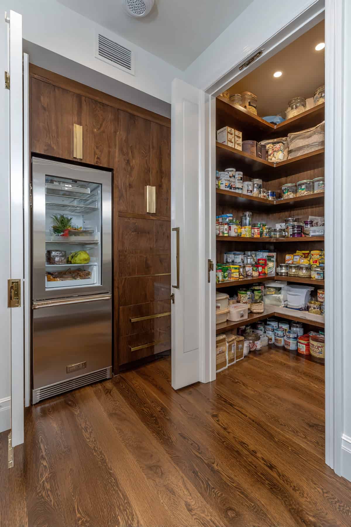 Walk In Pantry With Built In Freezer Space