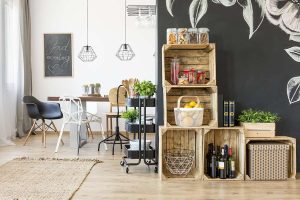 Wooden Crate Shelf Ideas