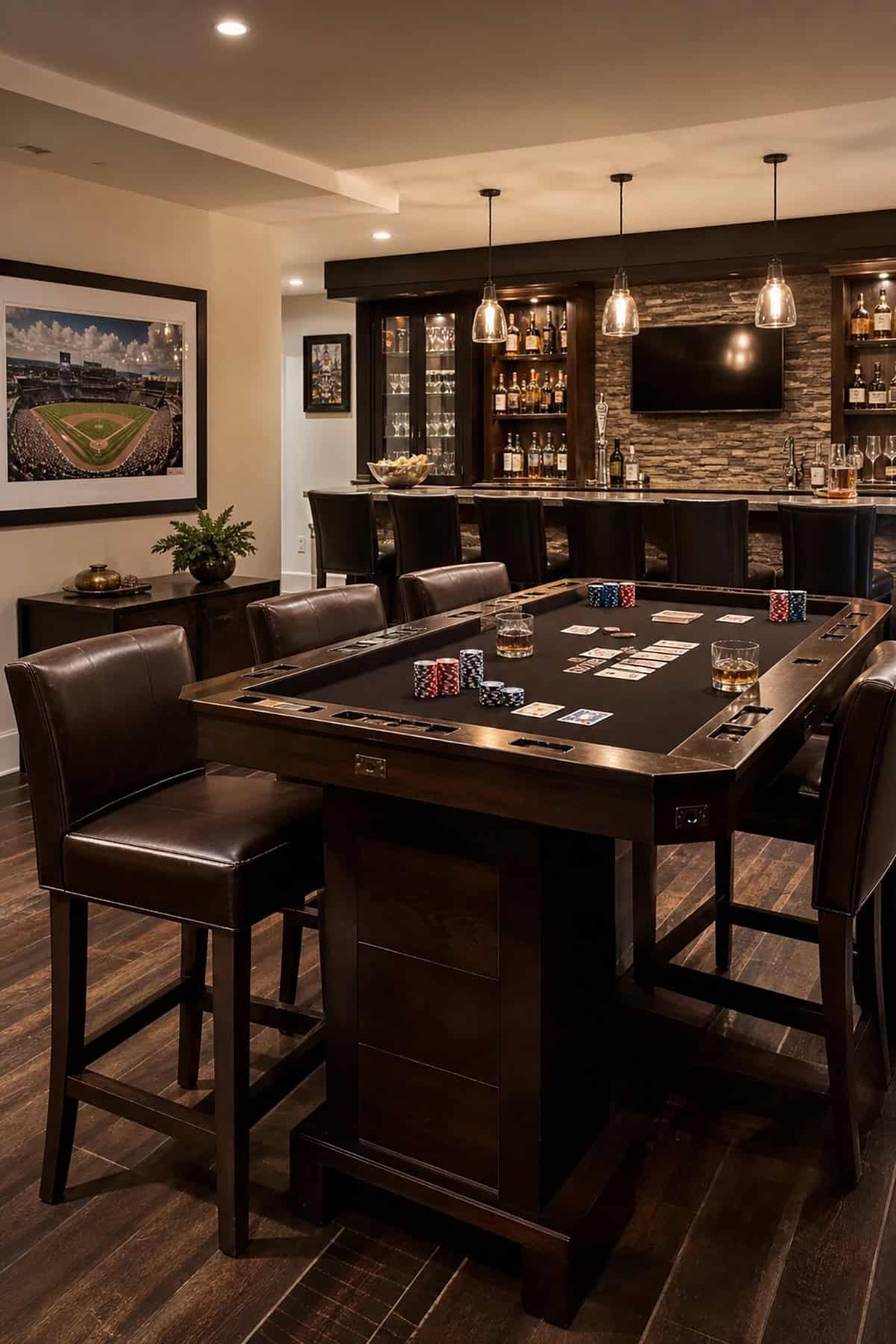 Bar Height Table for Social Games