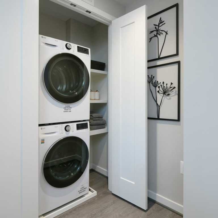 41 Inspiring Stacked Laundry Room Ideas to Organize Your Space