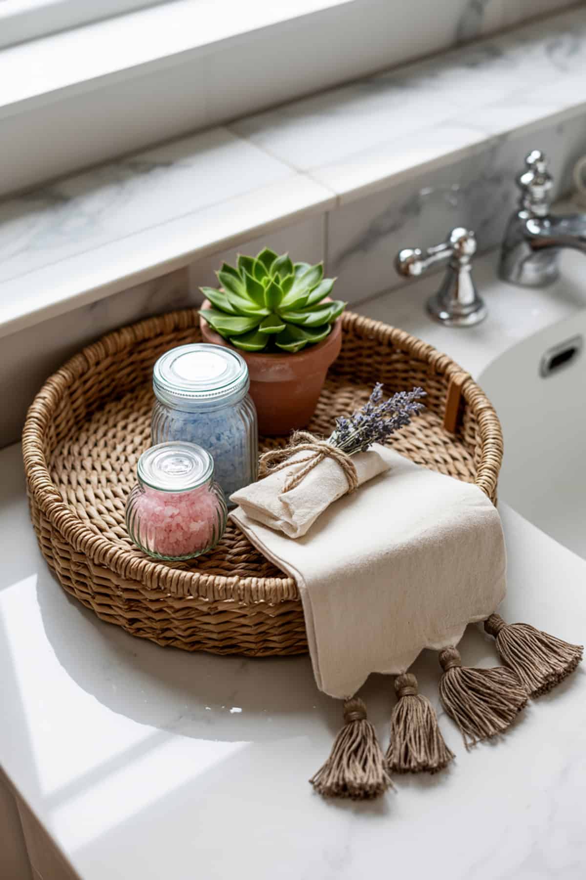 Boho Basket Tray