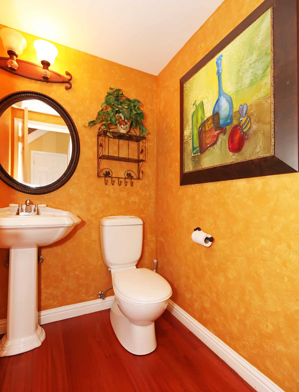Bright Walls with Large Painting
