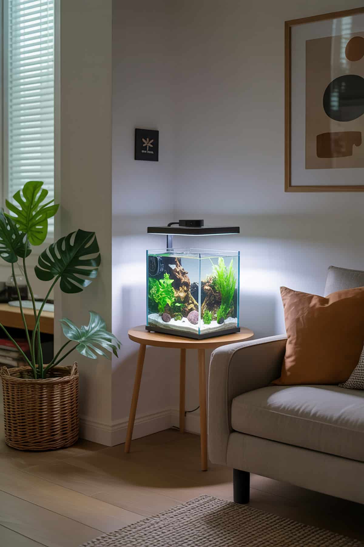 Compact Aquarium or Terrarium Display