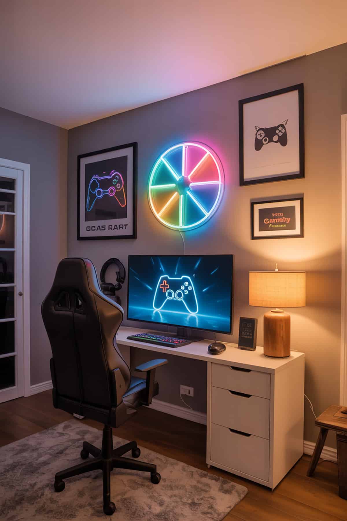 Custom Gaming Wall Art and LED Signs