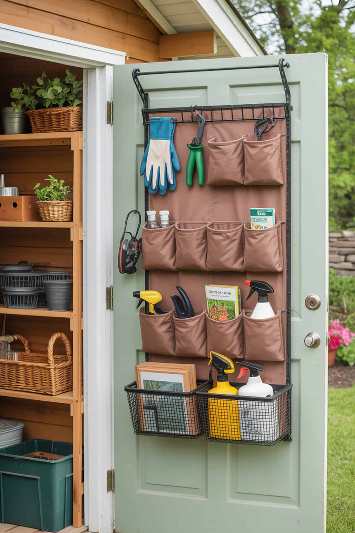 Door Mounted Organizer Racks