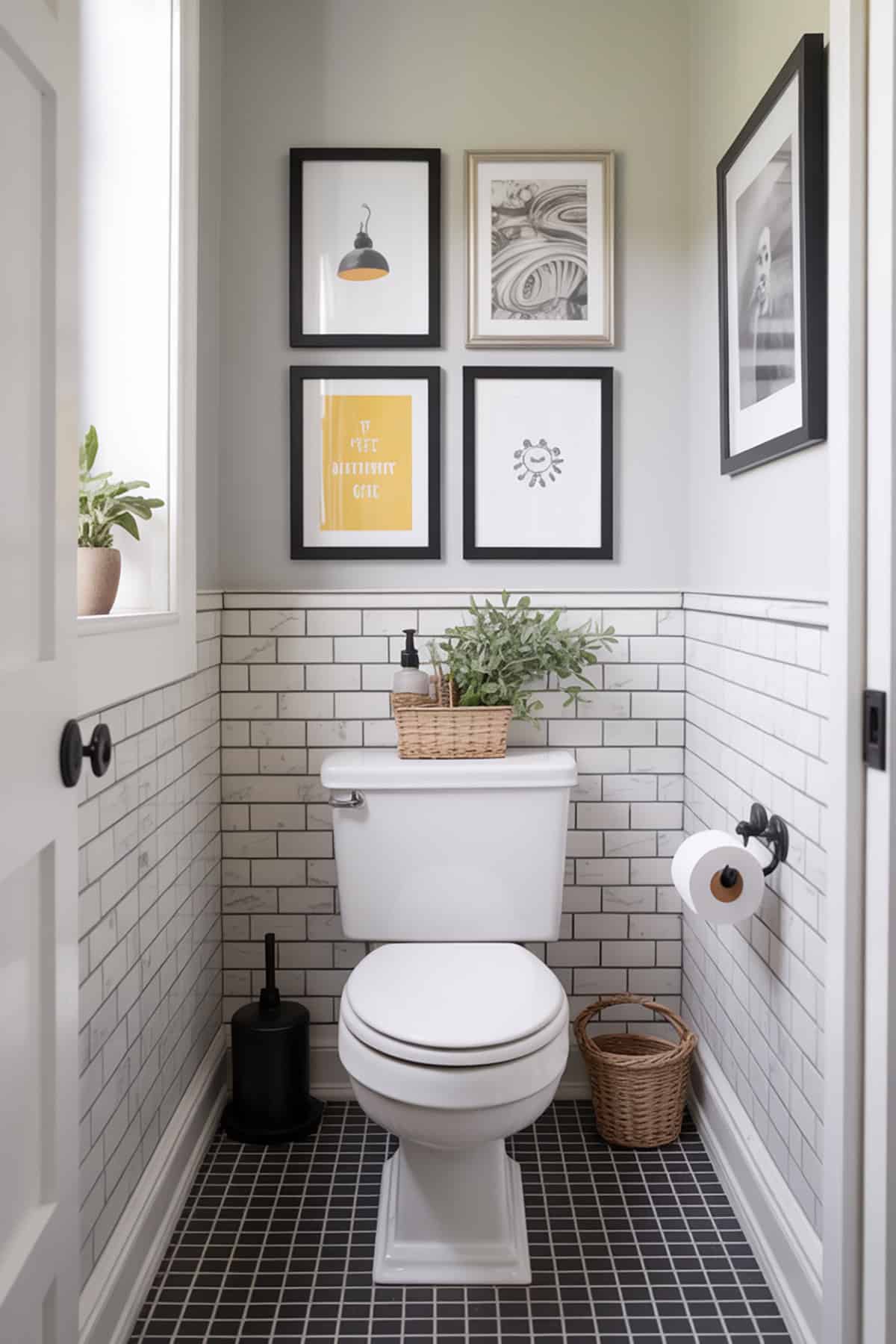 Gallery Wall of Framed Art