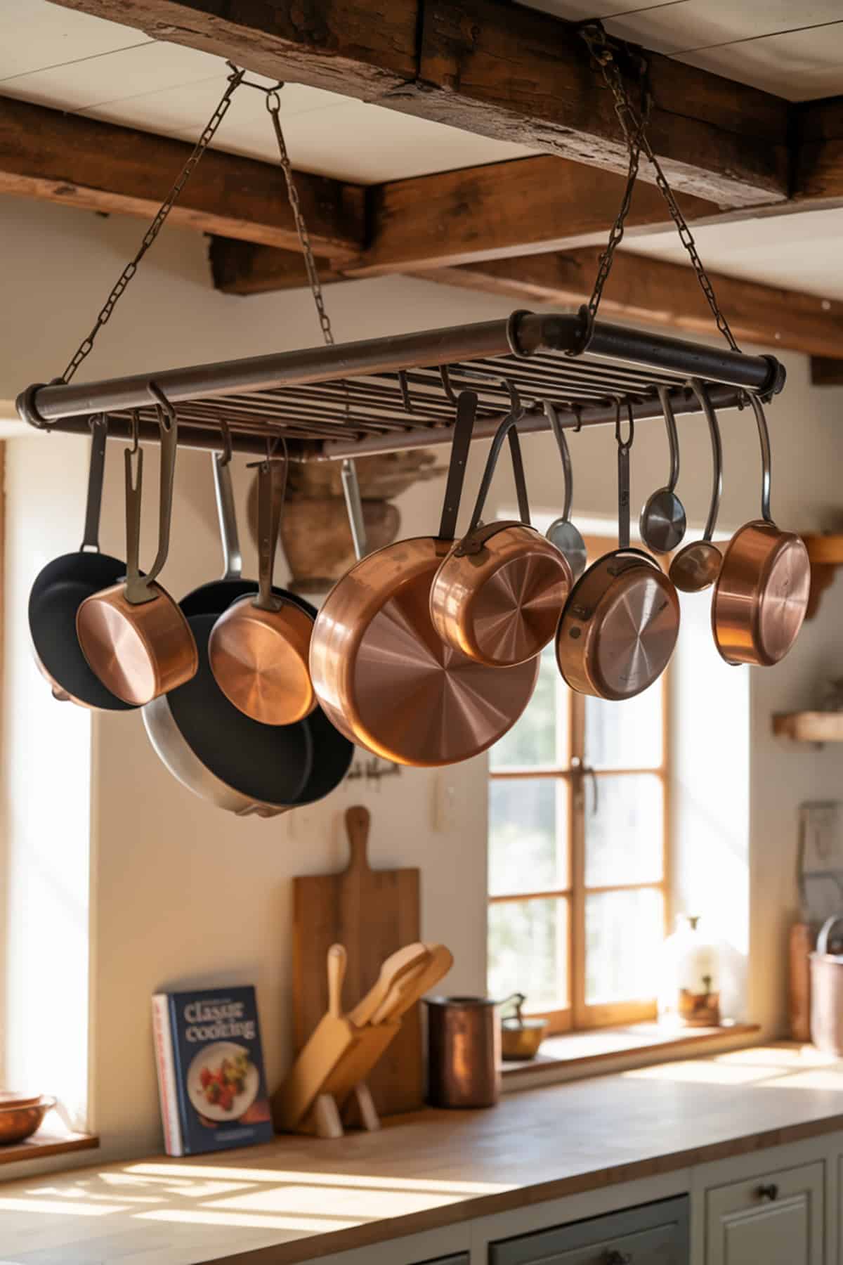 Hanging Pots and Pans Rack