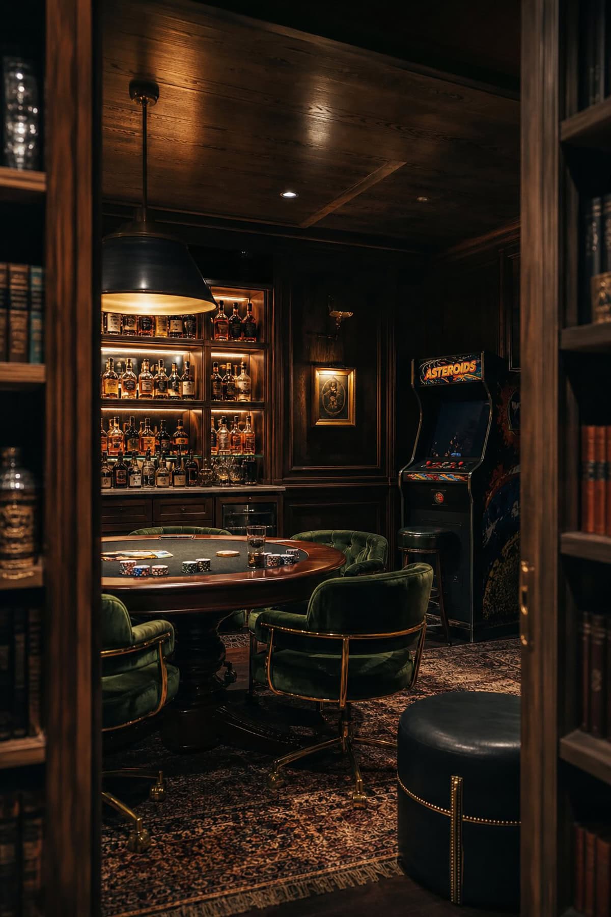 Hidden Speakeasy Game Room