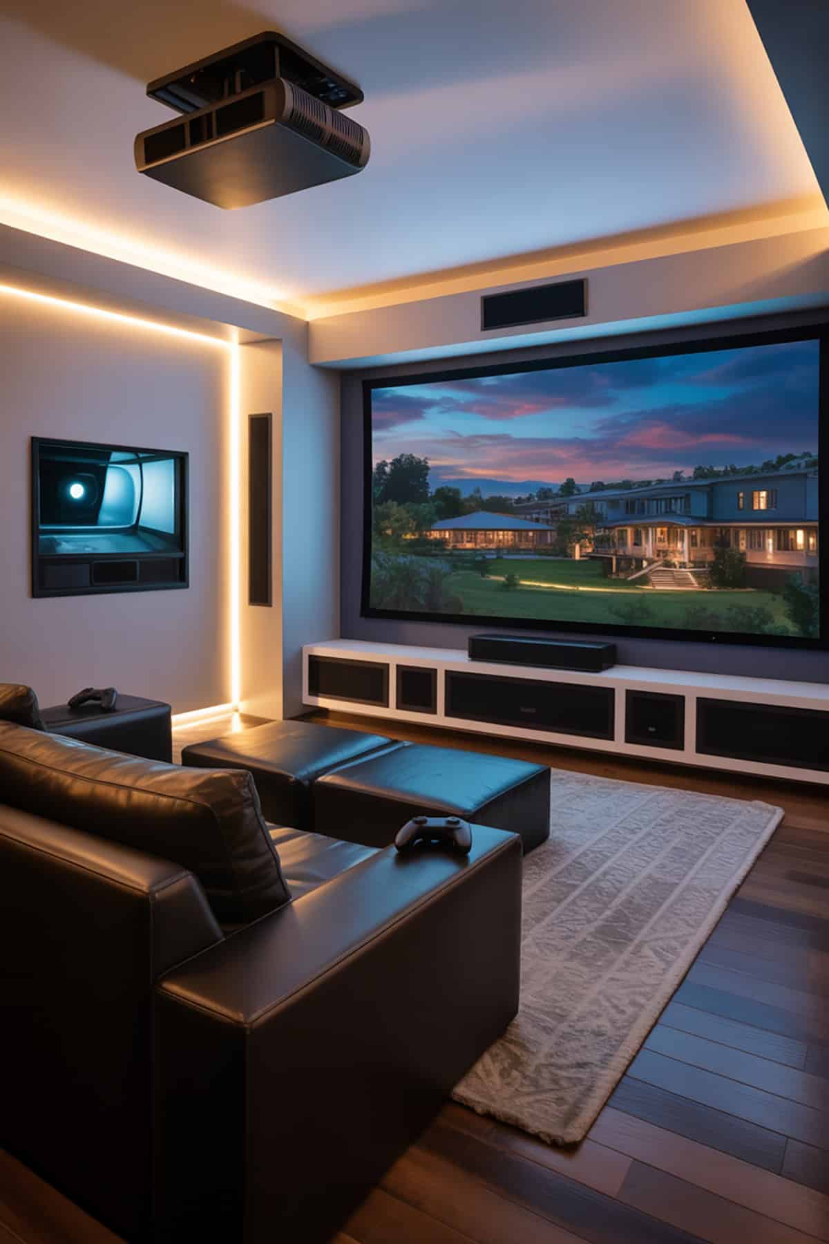 Home Theater and Gaming Combo Room
