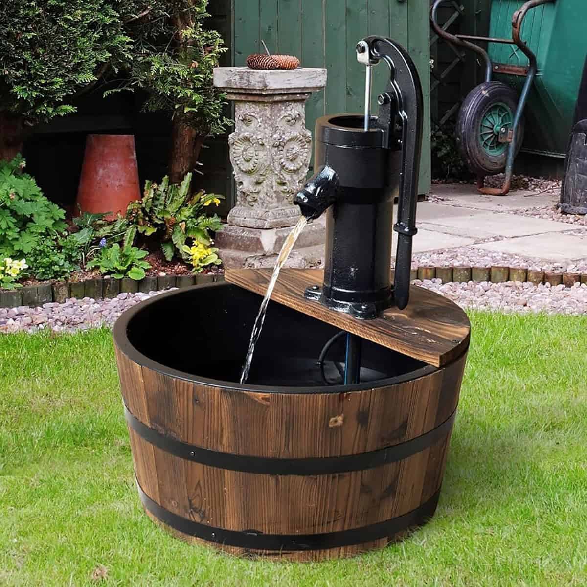 Install a Hand Pump Water Fountain