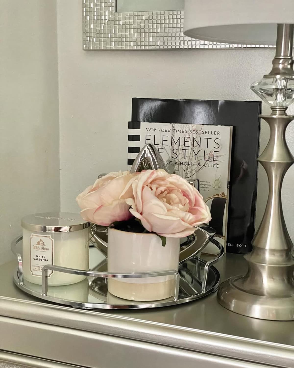 Keep Candles and Flowers Nearby