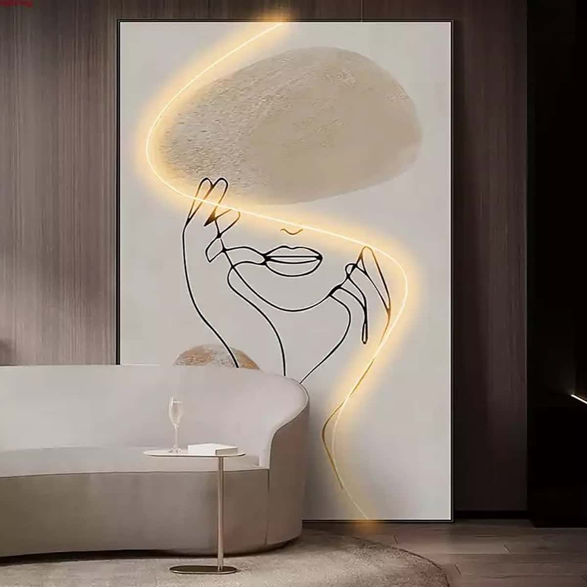 LED Strip Light Sculpture
