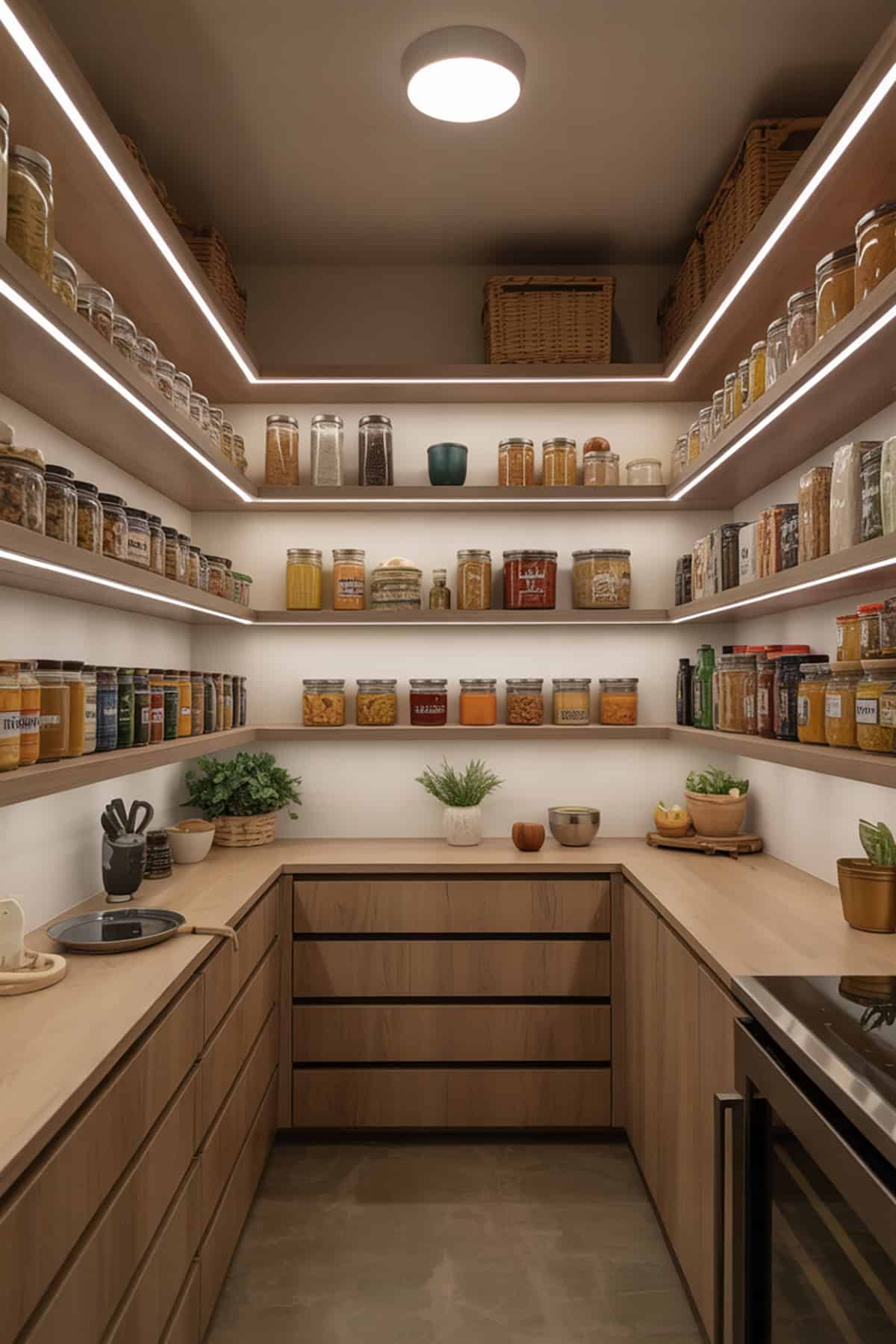 Lighting Integrated Shelves