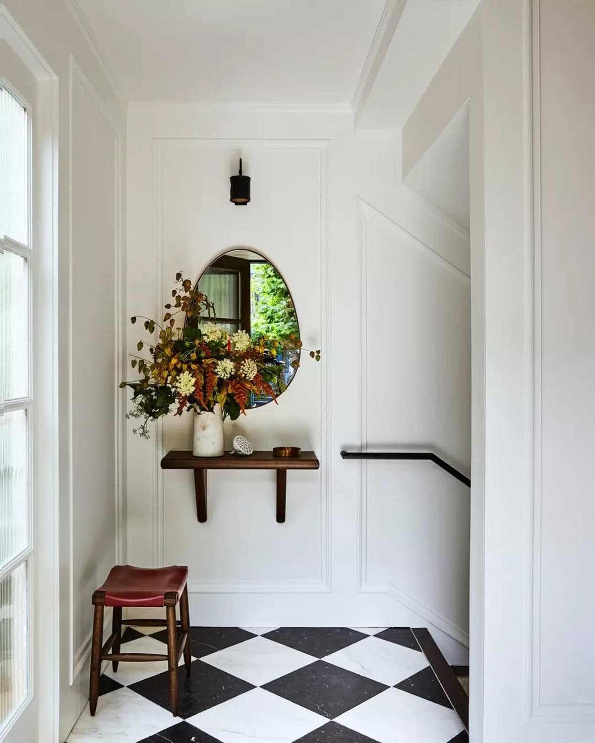 Mirror and Floating Shelf