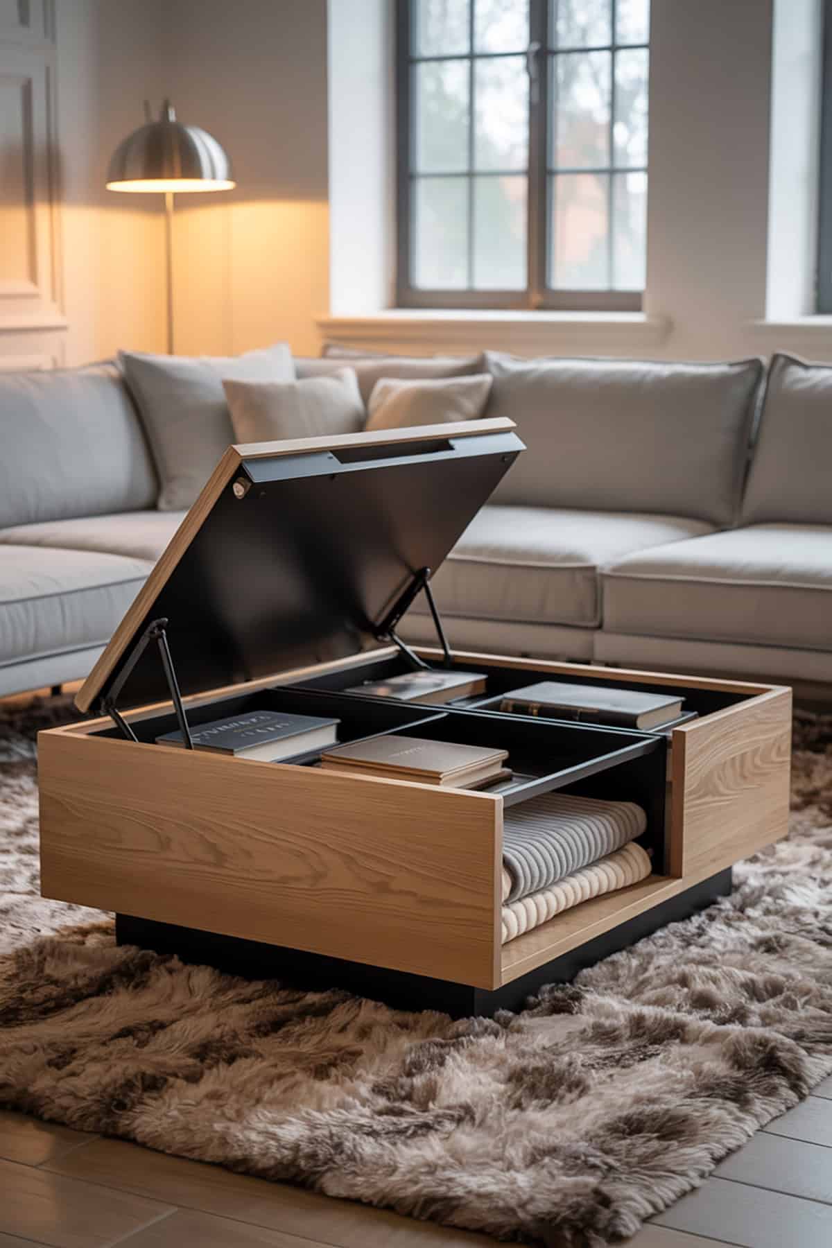 Multi Use Furniture with Hidden Storage