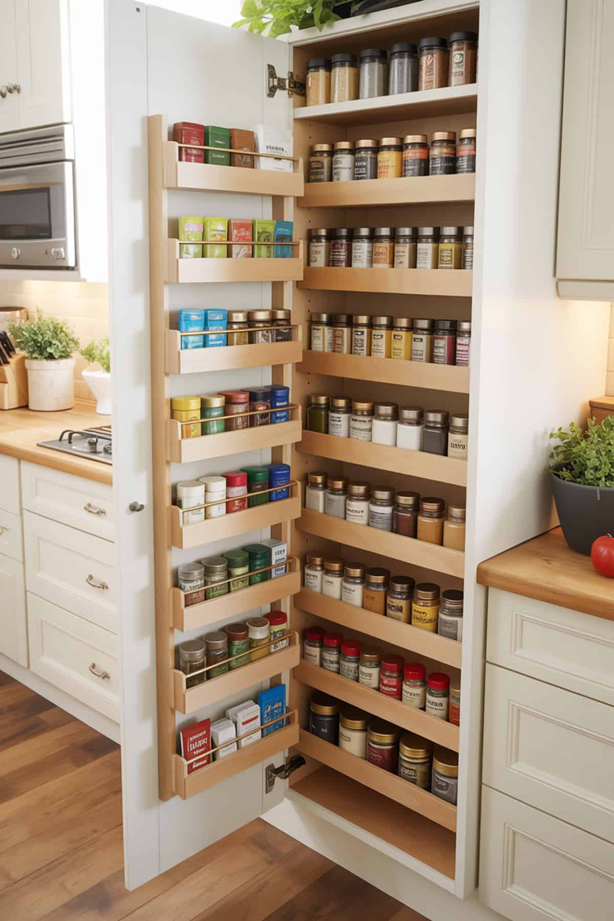 Narrow Pull Out Shelves for Small Items