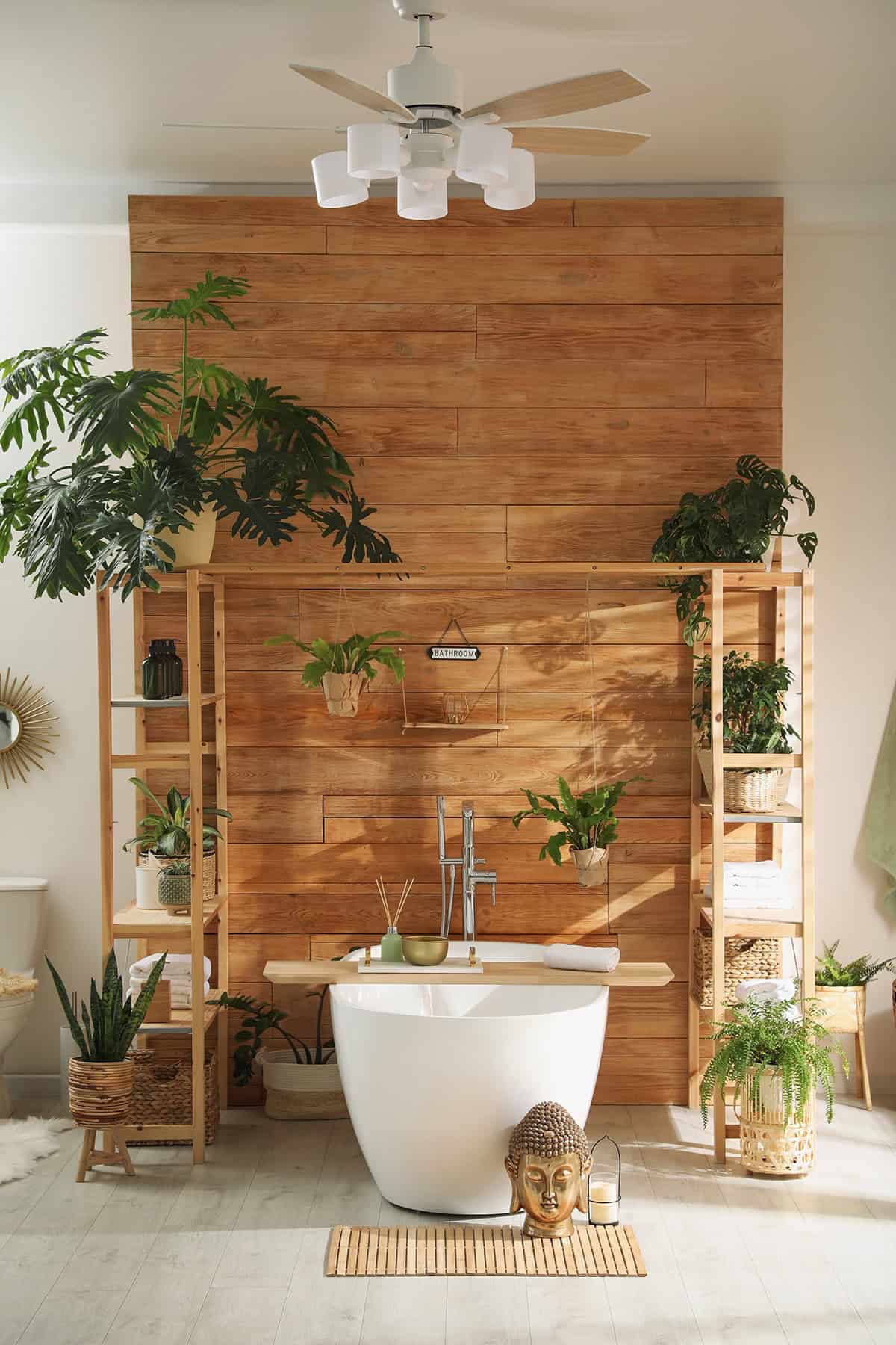 Natural Wood as a Statement Wall