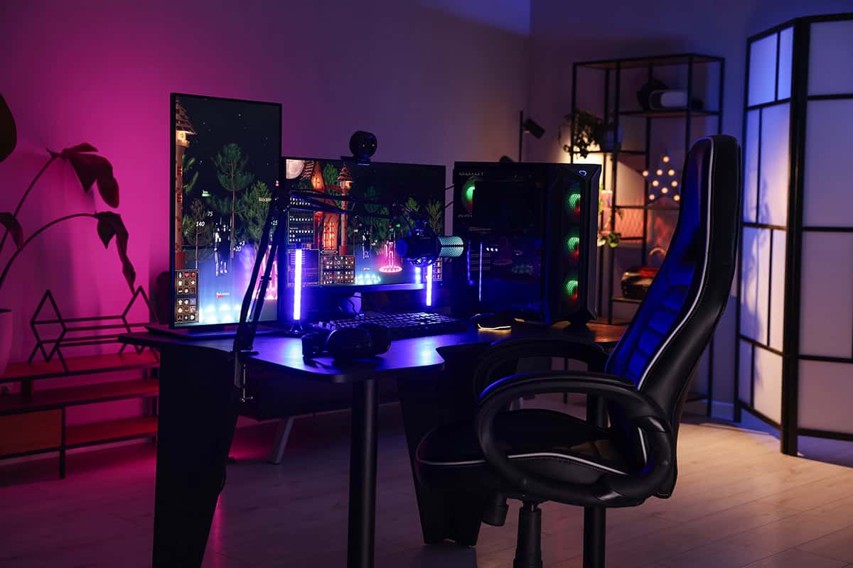 Neon Gaming Cave
