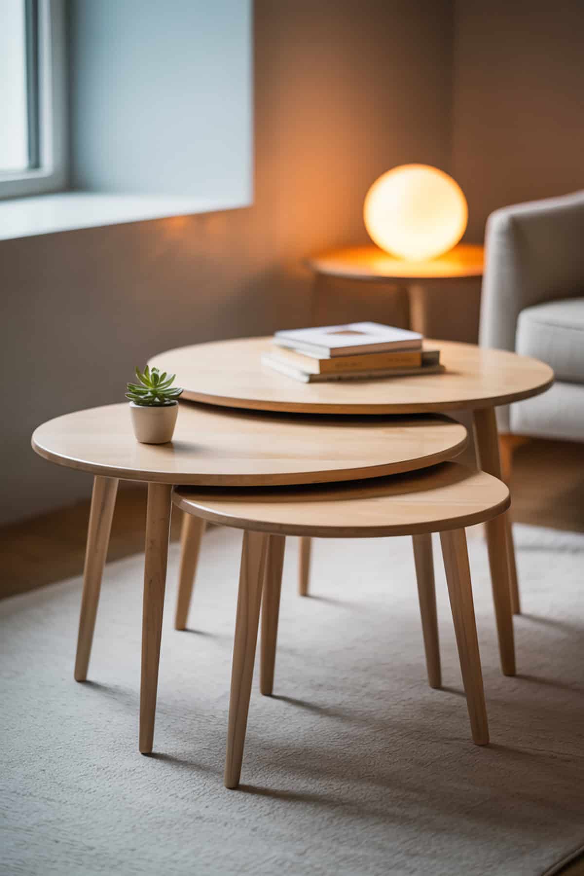 Nested Tables for Flexible Surfaces