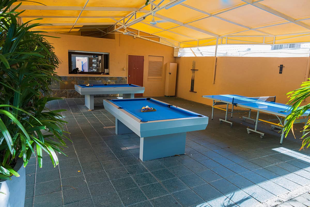 Outdoor Billiards and Ping Pong Retreat