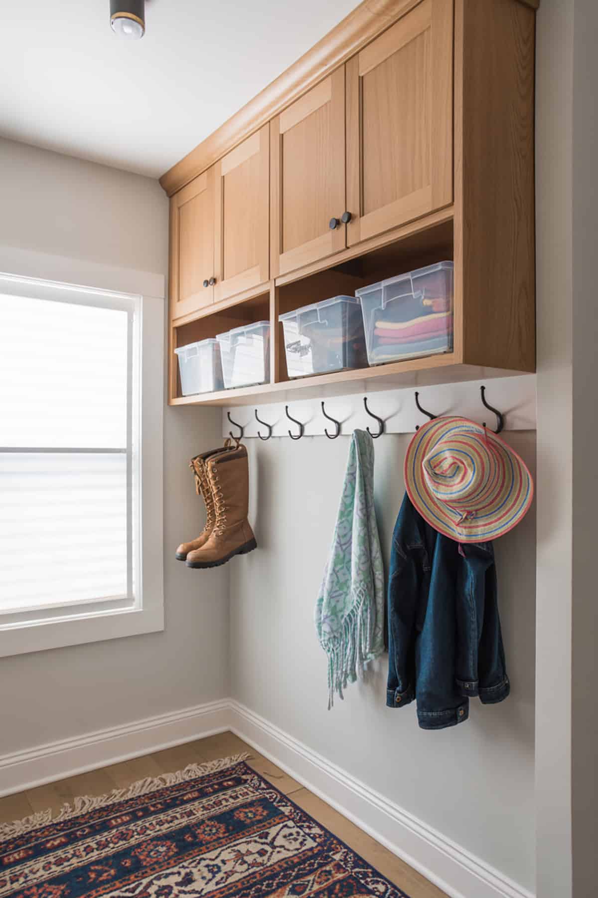 Overhead Cabinet for Seasonal Gear